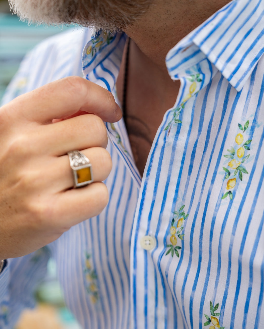 Chemise décontractée avec imprimé citron (art. 2530-C)
