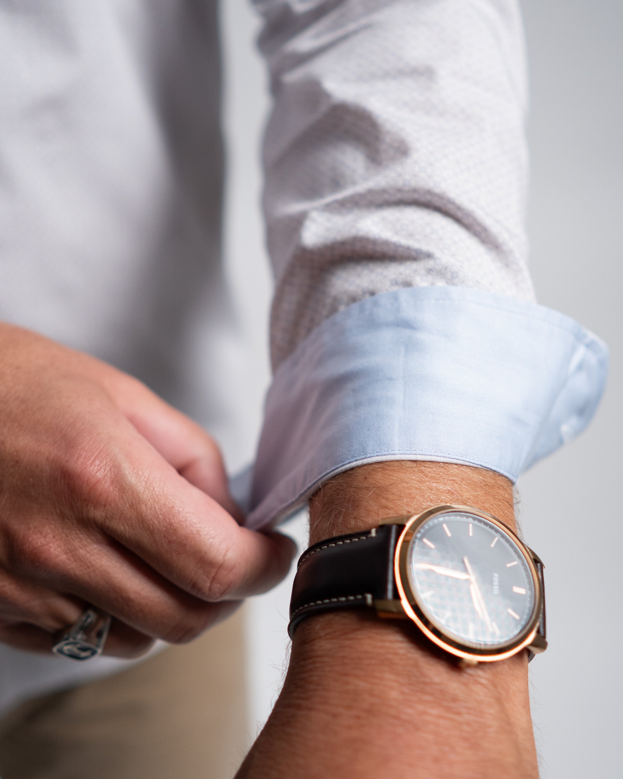 Chemise de loisir à motif graphique gris clair (art. 2240-C)