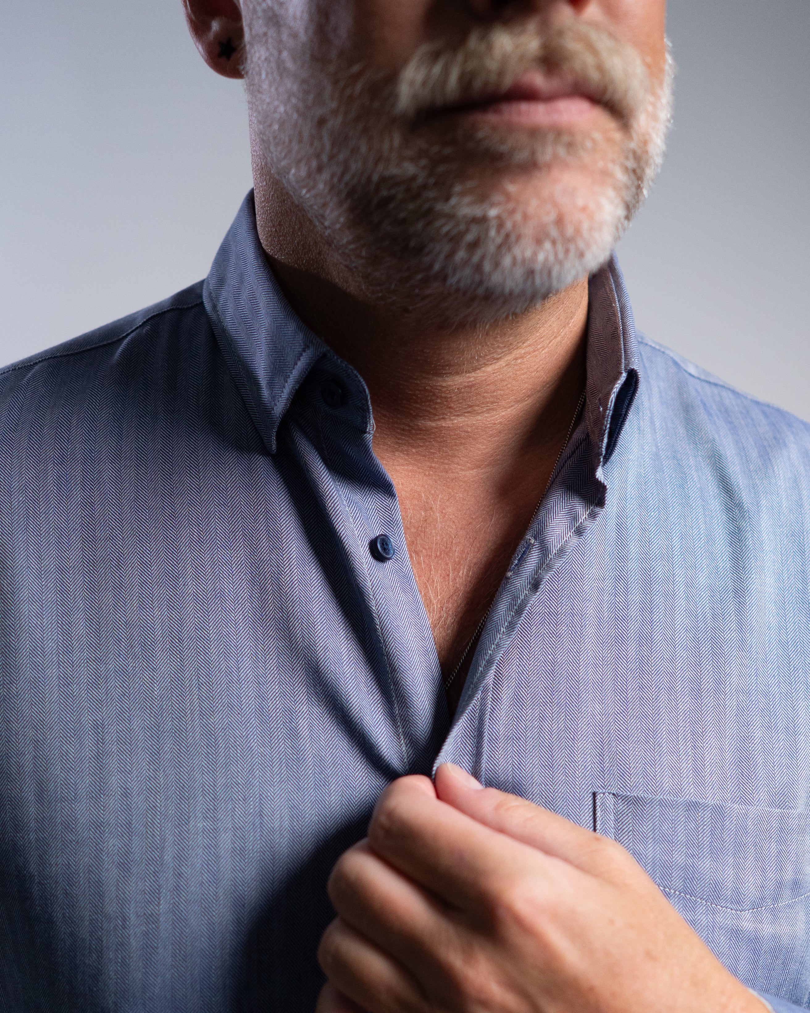 Casual shirt in blue (Art. 2403-C)