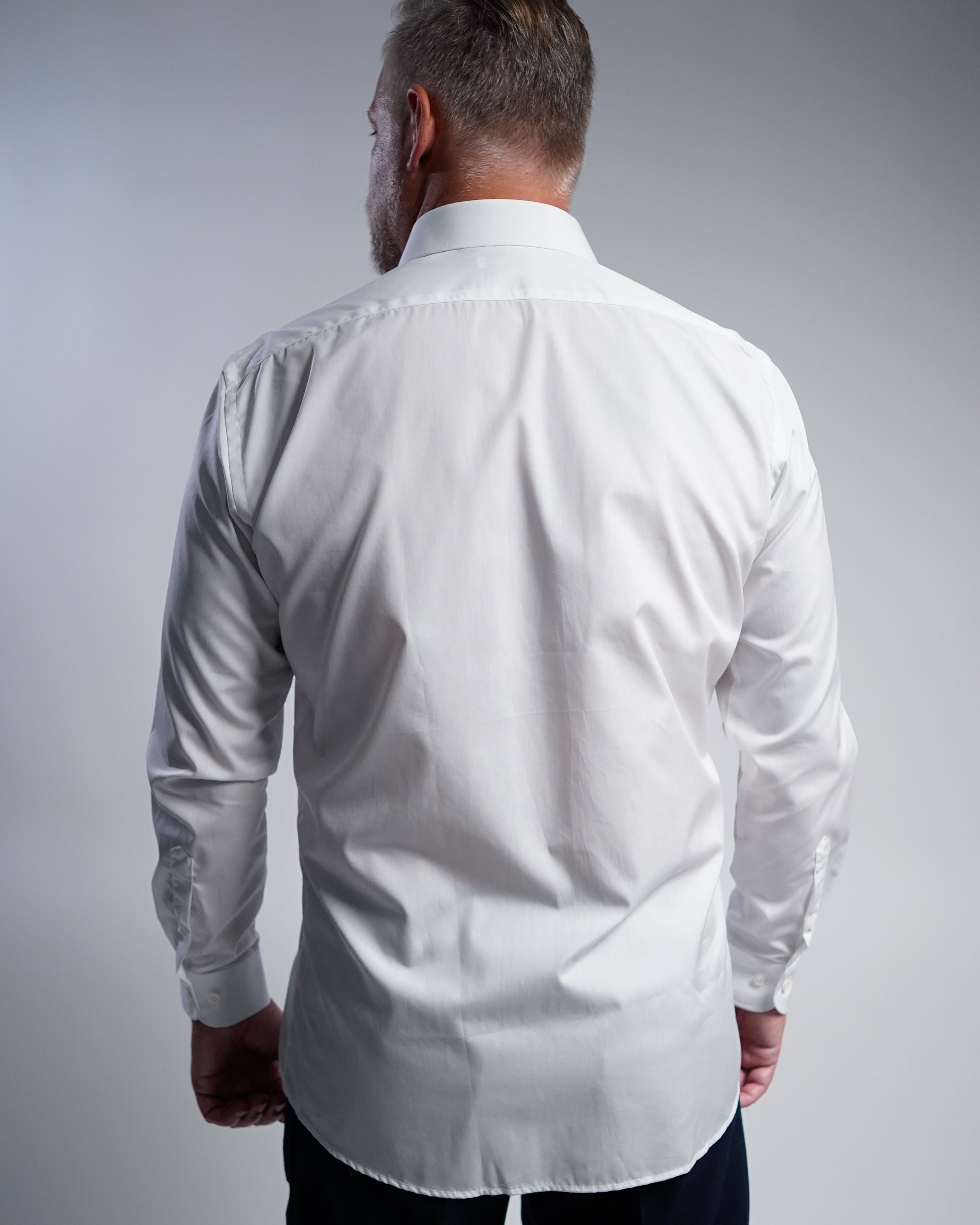 Chemise d'affaires sans repassage Blanc (art. 1001)