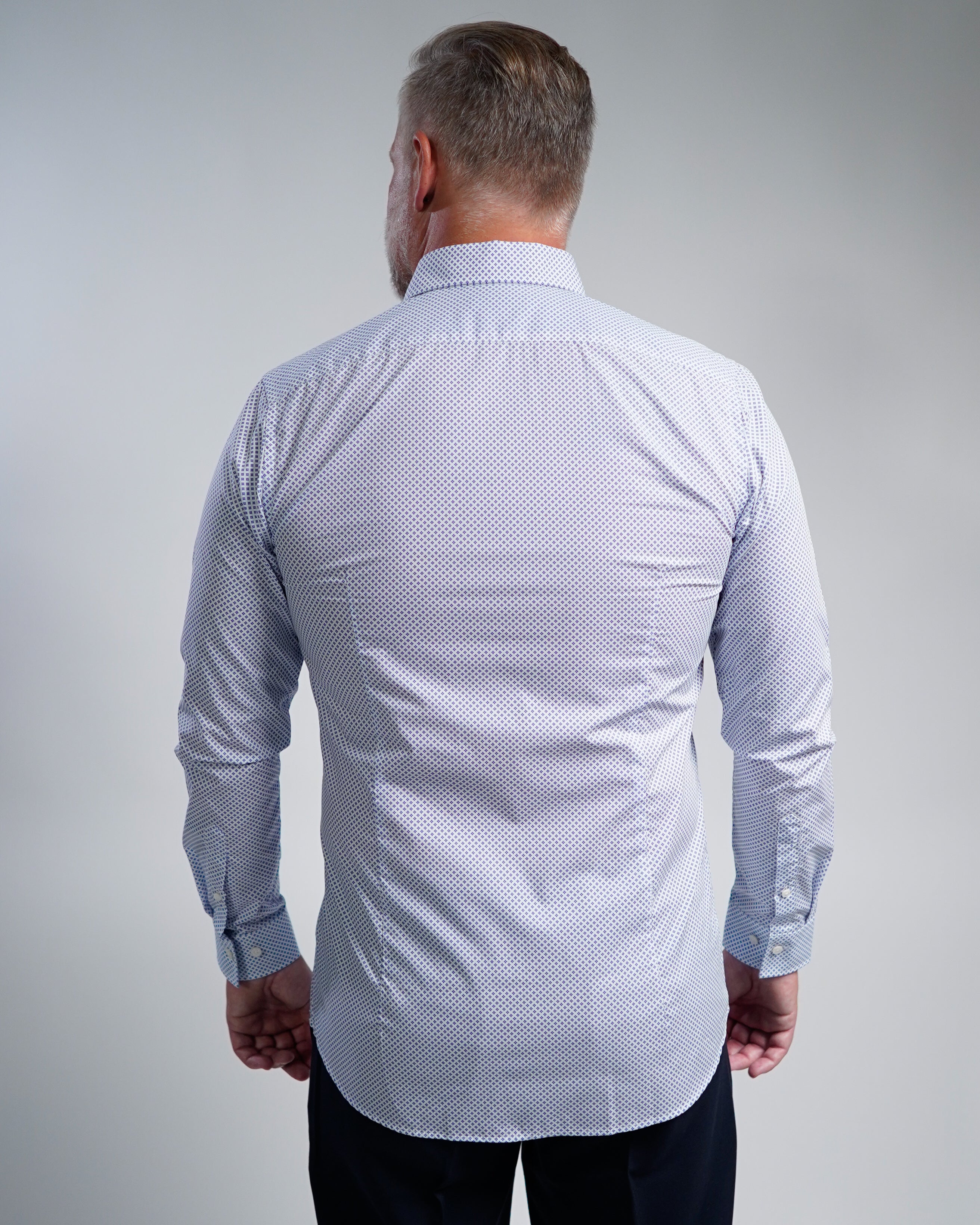 Chemise d'affaires de haute qualité avec motif imprimé Fitted (art. 1164)