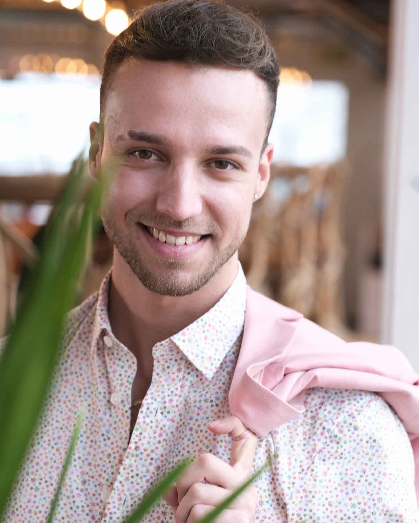 chemise décontractée avec motif floral multicolore (art. 2215-C)