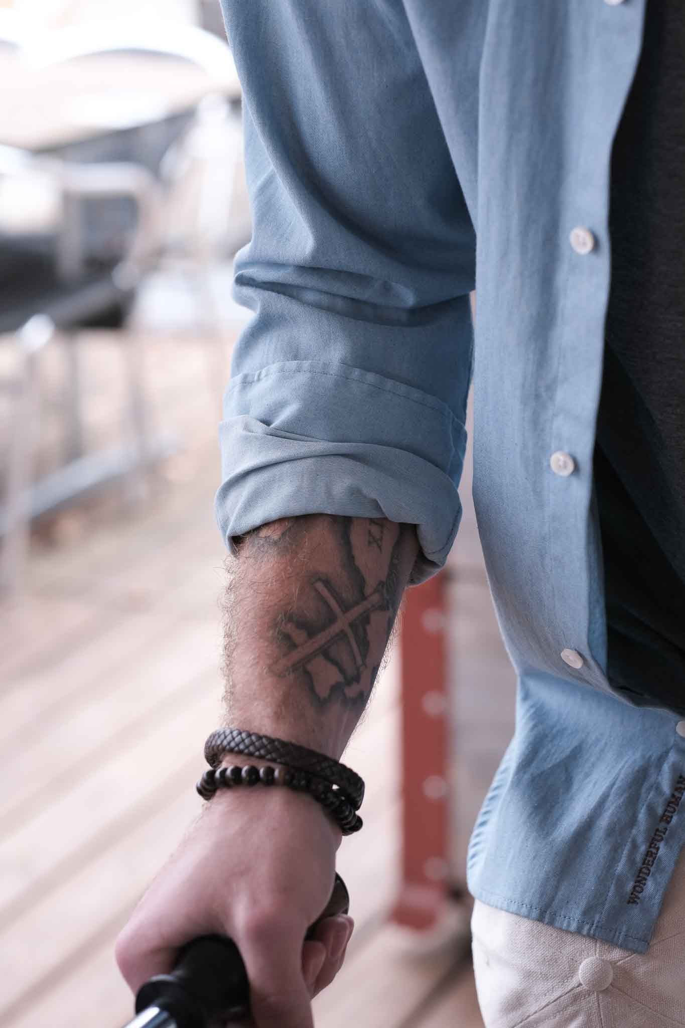 Chemise denim légère bleu clair (art. 2271-C)