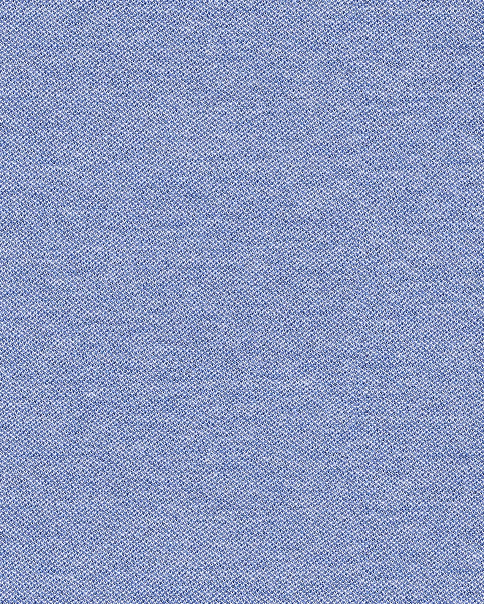 Polo à manches courtes LOUISE en col et boutonnage bleu moyen (art. 2173D-L-KA)