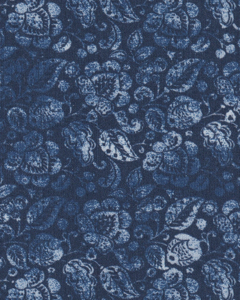Casual shirt with floral print blue (Art. 2309-C)