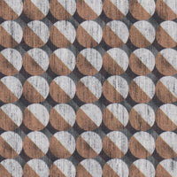 Freizeit Shirt with Graphic Print Cognac (Art. 2324-C)