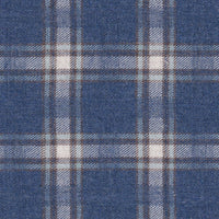 Flannel shirt with check pattern blue (Art. 2369-C)