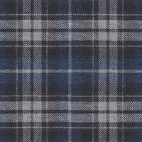 Flannel shirt with check pattern blue/grey (Art. 2376-C)