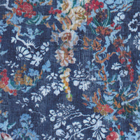 Casual shirt with print pattern blue (Art. 2394-C)
