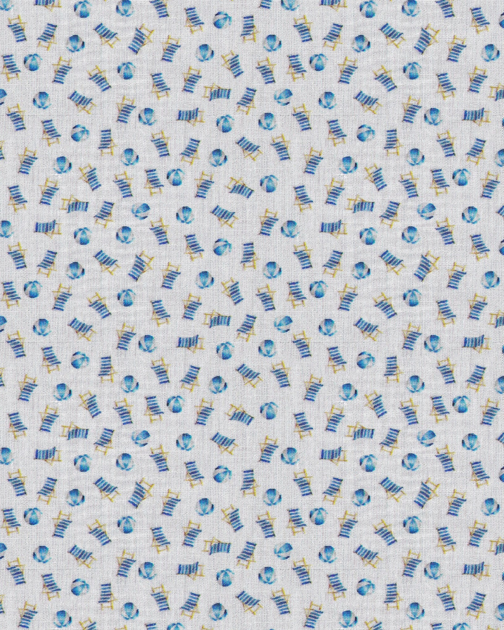 Casual shirt with deckchair print (Art. 2523-C-KA)