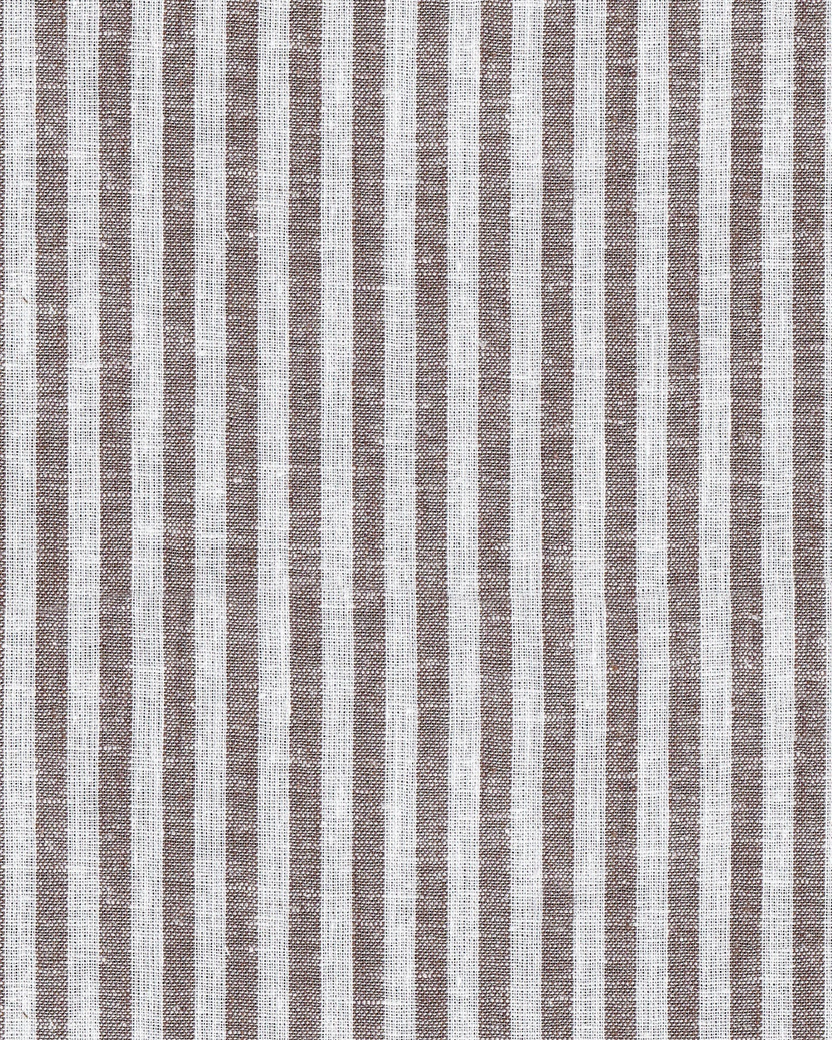 Chemise en lin à rayures marron (art. 2574-C)