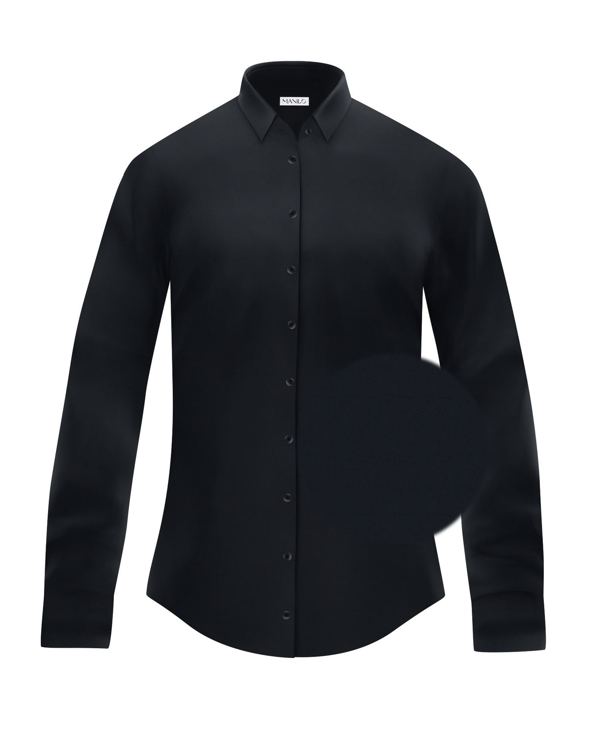 Stretch blouse SOPHIE in black (Art. 1004D-S)