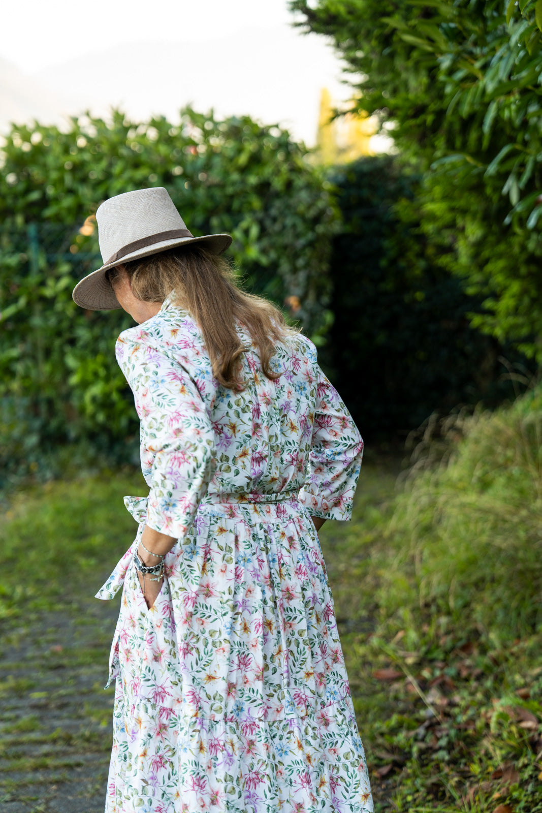 Sommerkleid JADE mit buntem Blumenprint (Art. 2122D-J)