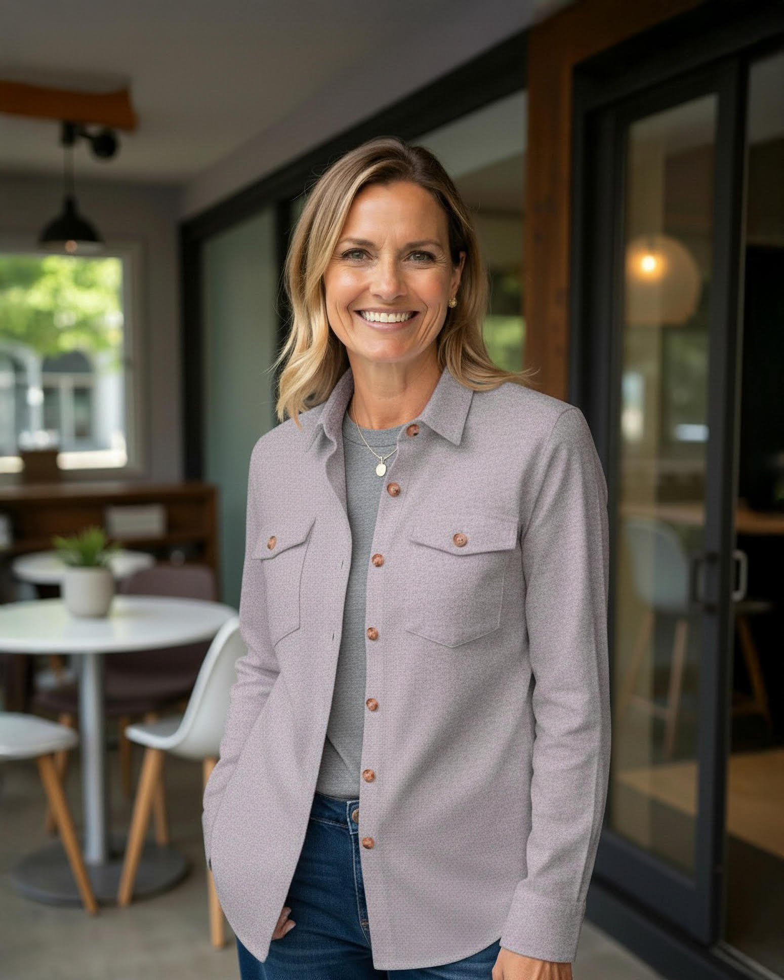Overshirt VIVIENNE in Rosa (Art. 2276D-V)