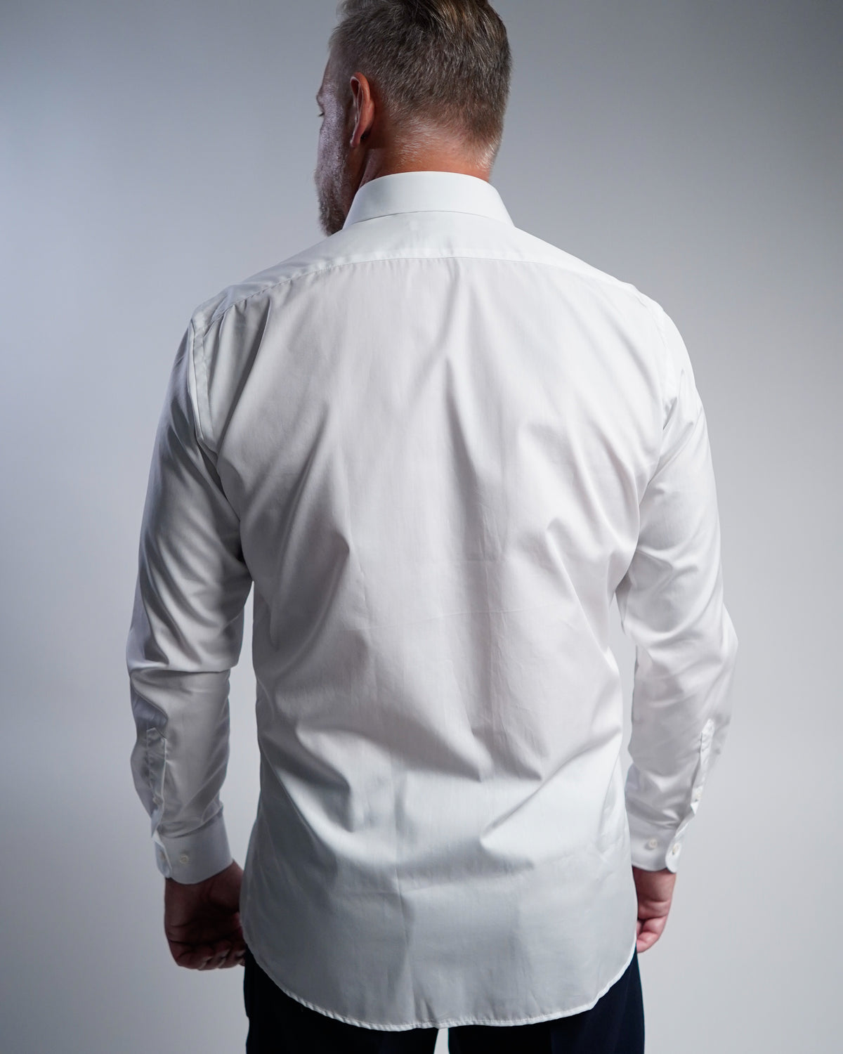 Non-iron business shirt white (Art. 1001)