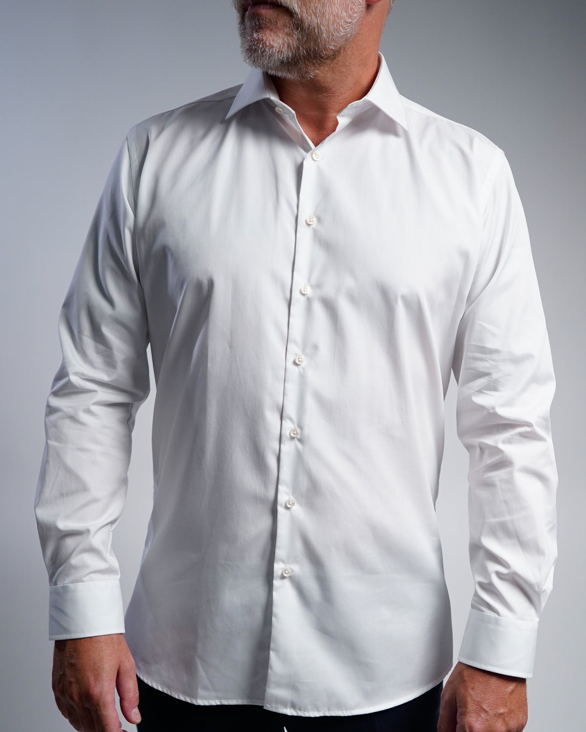 Non-iron business shirt white (Art. 1001)