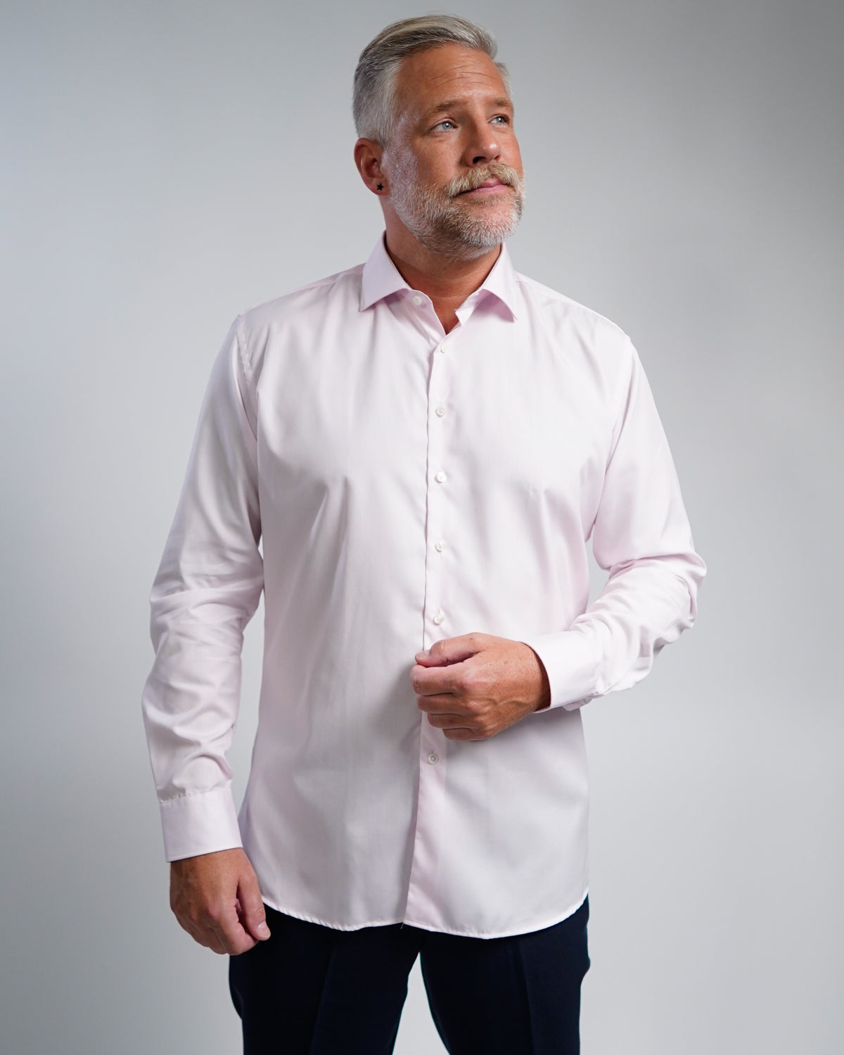 Bügelfreies Businesshemd Rosa (Art. 1004)