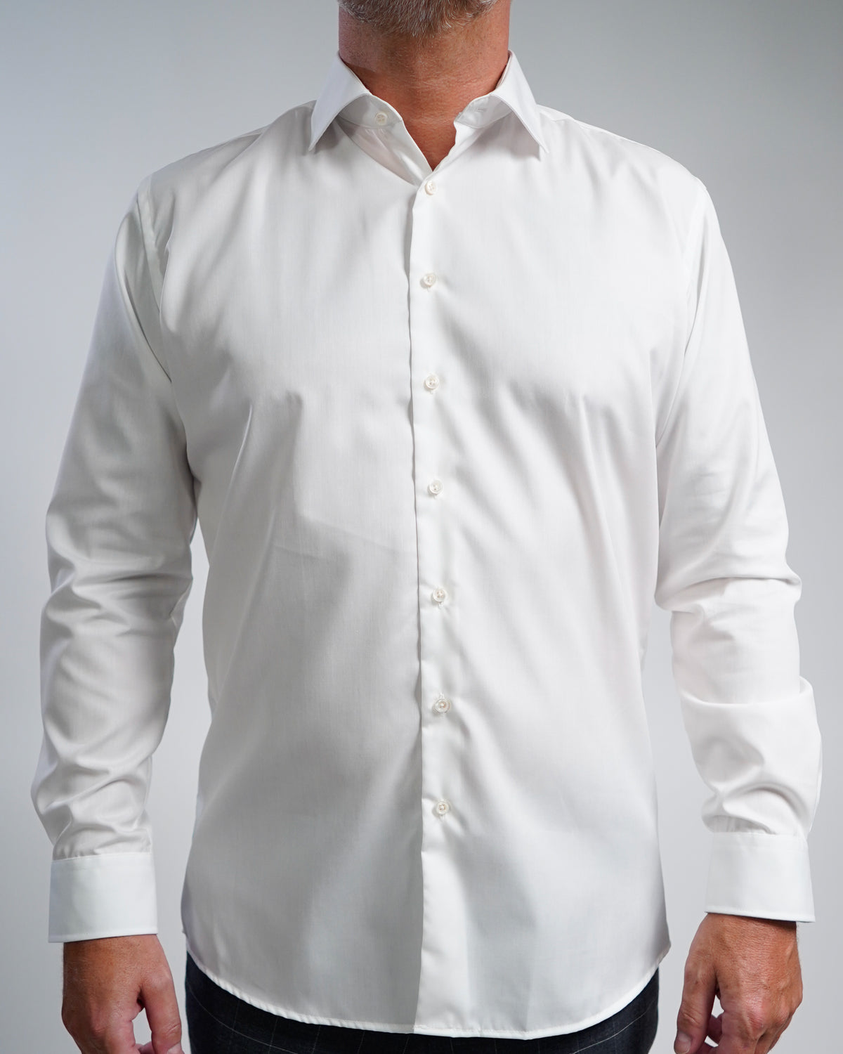 Chemise d'affaires sans repassage blanc cassé (art. 1005)