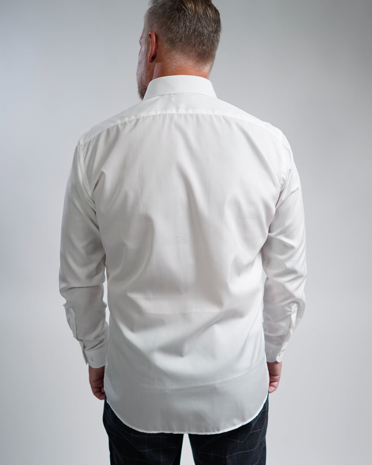 Chemise d'affaires sans repassage blanc cassé (art. 1005)