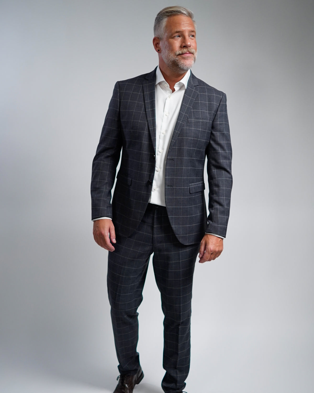 Chemise d'affaires sans repassage blanc cassé (art. 1005)