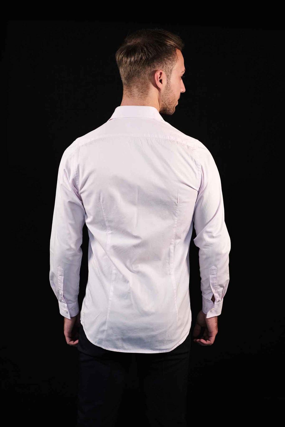 High-quality business shirt pink fitted (slim fit / Art. 1106-F)