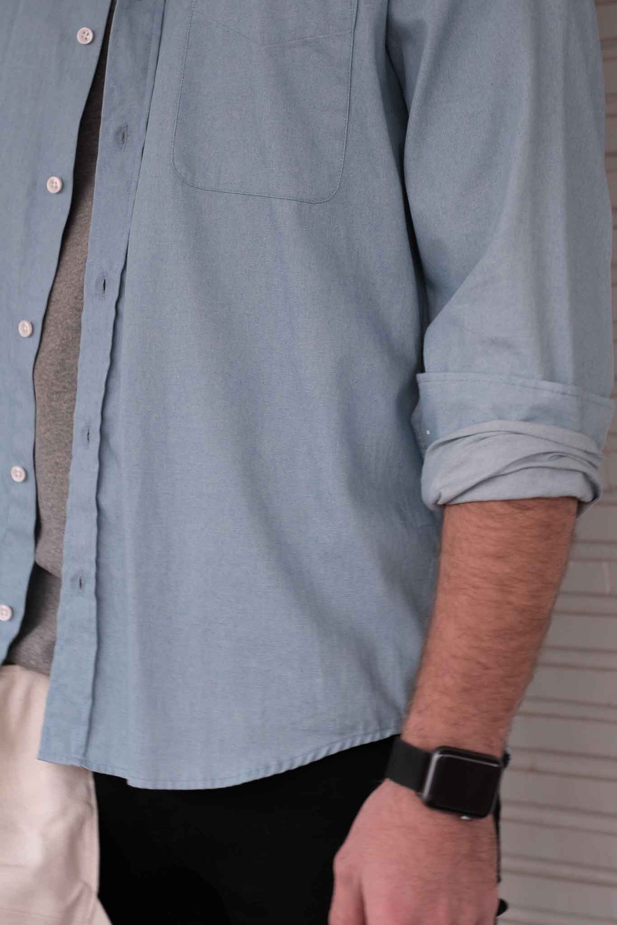 Lightweight denim shirt light blue (Art. 2271-C)