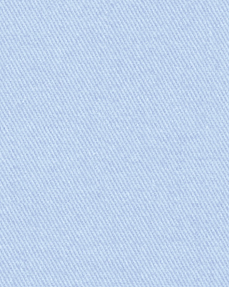 Non-iron business shirt light blue modern fit (straight cut / Art. 1002-M-KA)