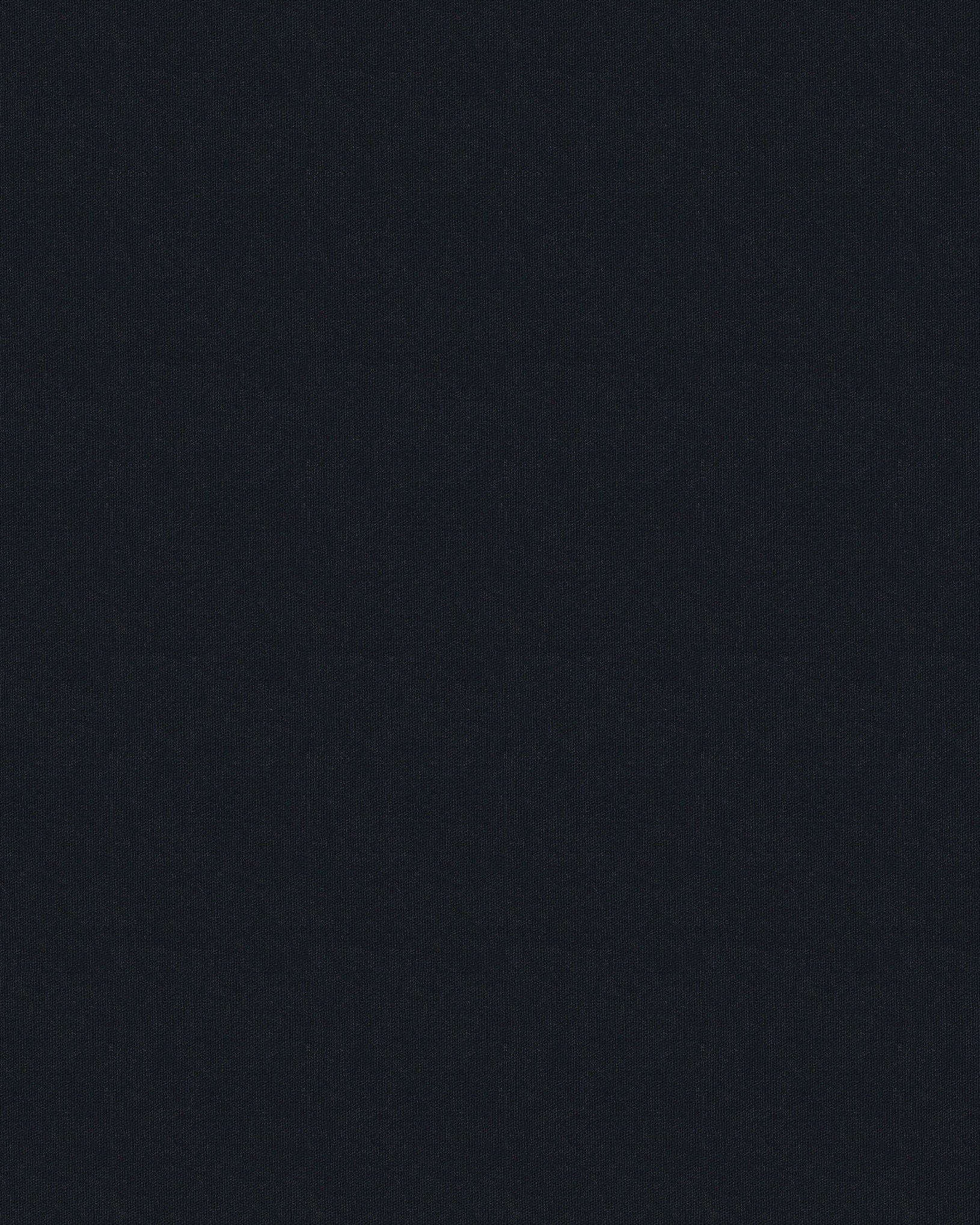 Chemise décontractée facile à repasser avec motif imprimé dans le col et les poignets en noir (art. 1014-C)