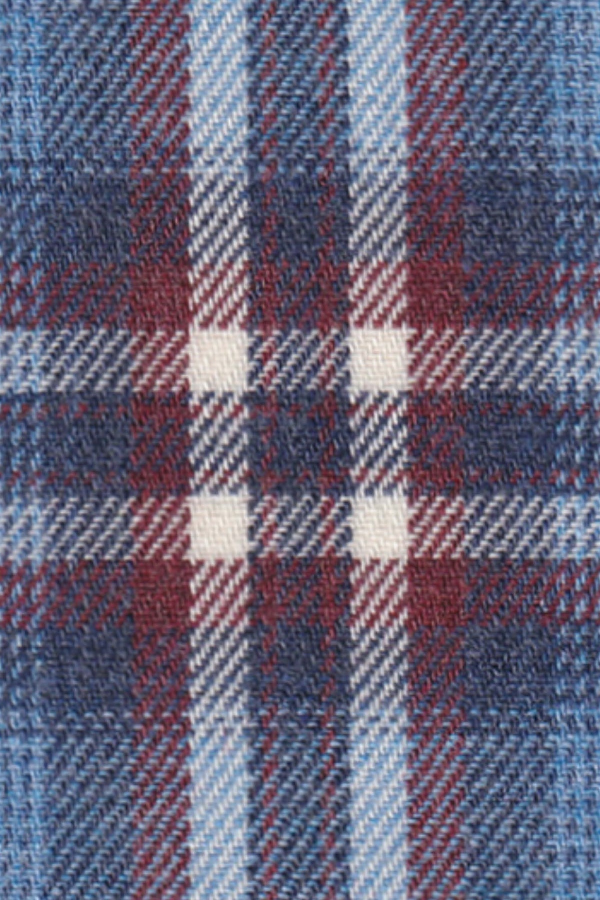 Flanella avec un motif caro bleu clair / rouge (art. 2131-c)