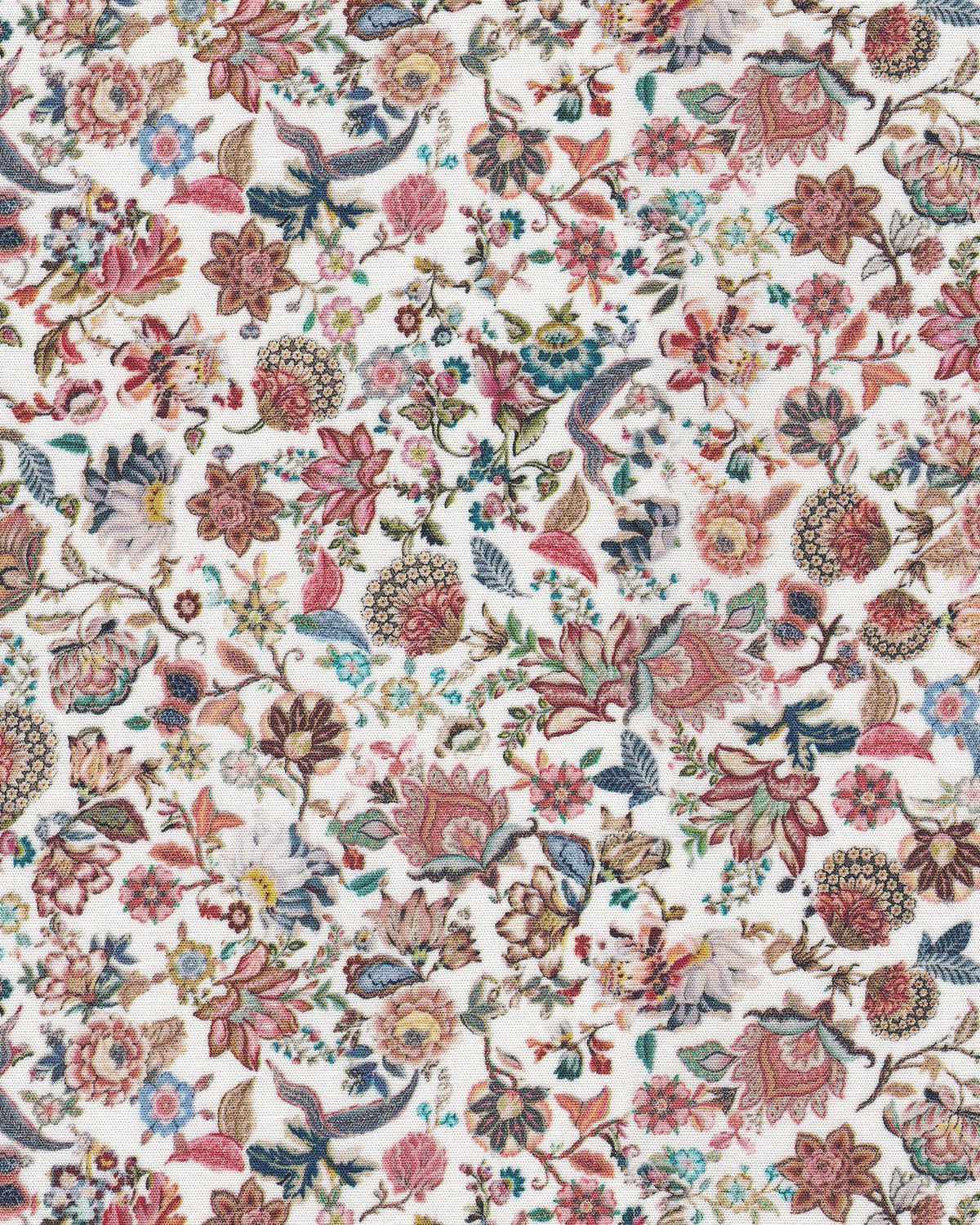 Stretch-Bluse SOPHIE mit Blumenprint in Off-White (Art. 2222D-S)