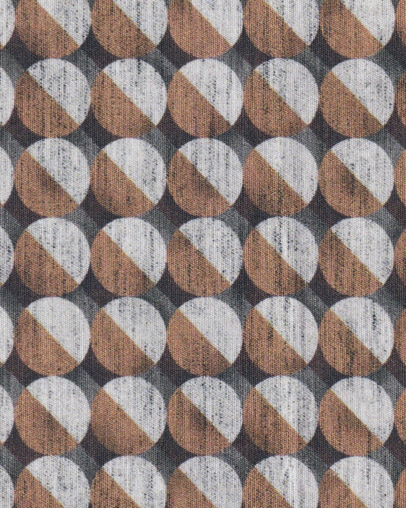 Freizeit Shirt with Graphic Print Cognac (Art. 2324-C)