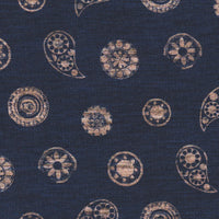 Freizeithemd mit Paisleymuster Dunkelblau (Art. 2346-C)