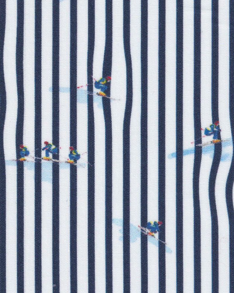 Casual shirt with skier print (Art. 2351-C)