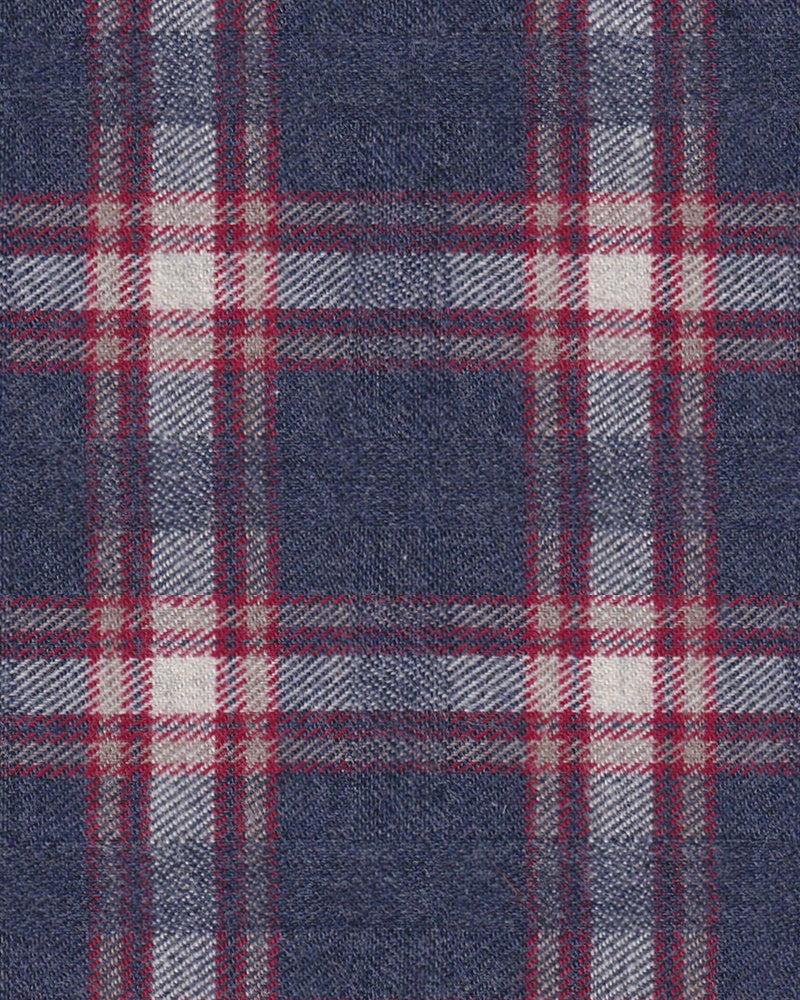 Flanella avec un ragoût rouge / bleu (Art. 2370-C)