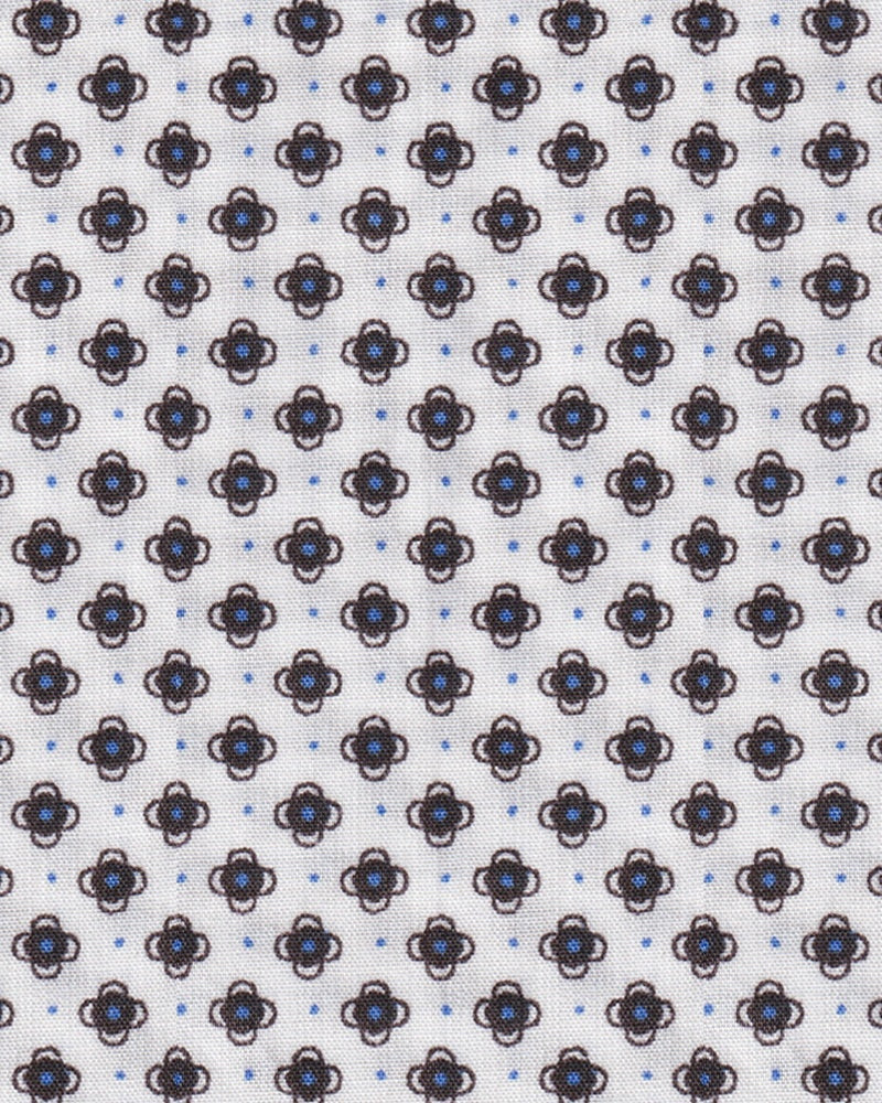 Chemise contre-imprimée minimale marron / bleu (art. 2417-c)