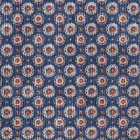 Freizeithemd mit Grafikprint in Blau/Braun (Art. 2711-C)