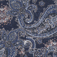 Freizeithemd mit Paisleymuster in Blau (Art. 2715-C)