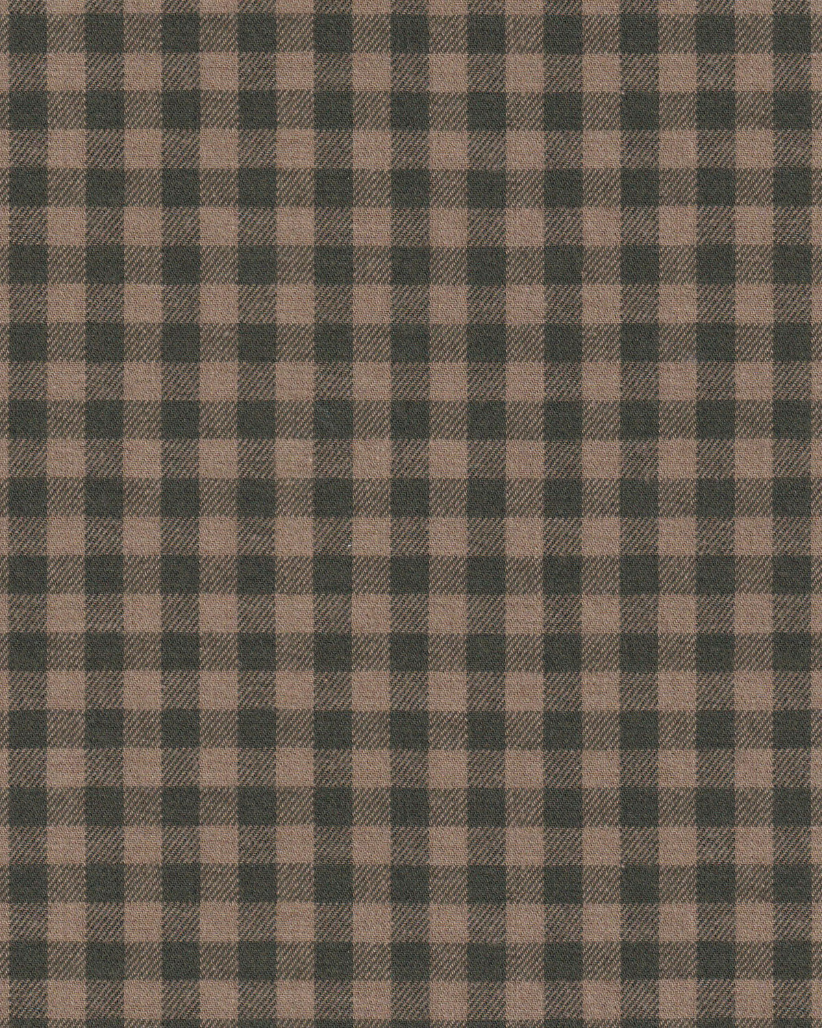 Flannel shirt with check pattern in beige/olive (Art. 2752-C)