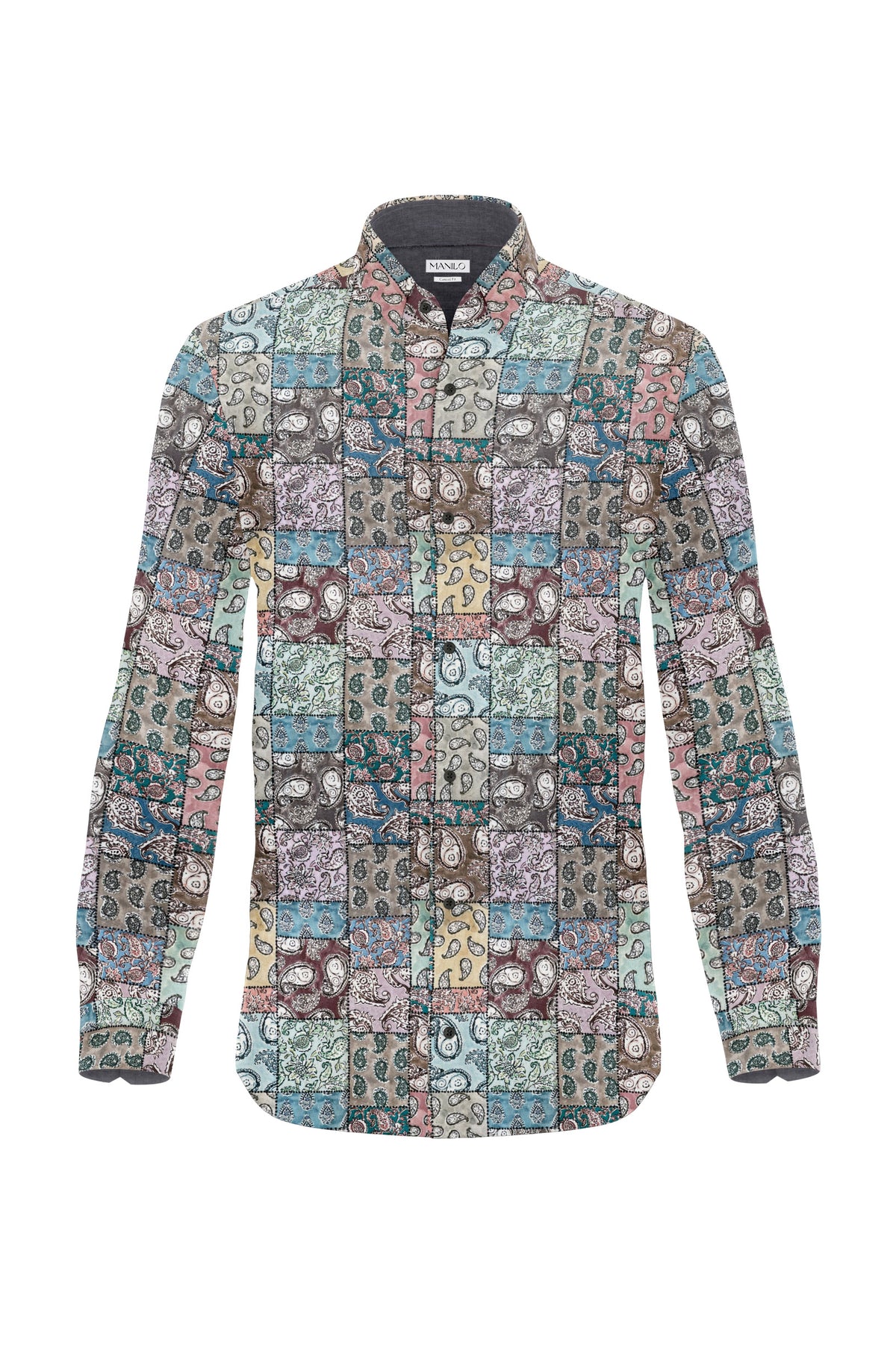 Casual shirt with paisley pattern (Art. 2343-C)