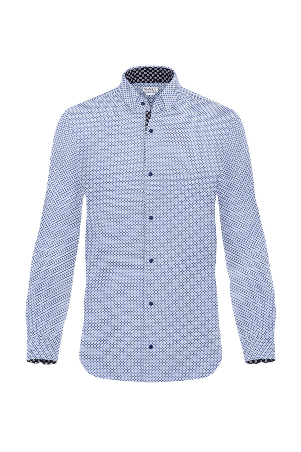 Casual shirt with minimal print (Art. 2411-C)