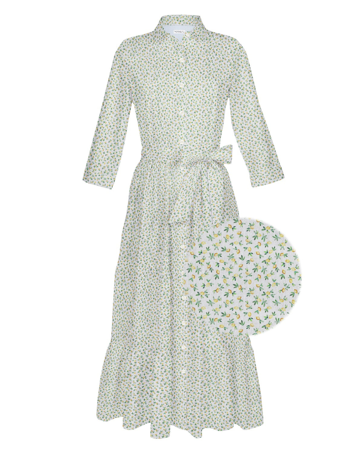 Sommerkleid JADE mit Zitronen-Print (Art. 2136D-J)