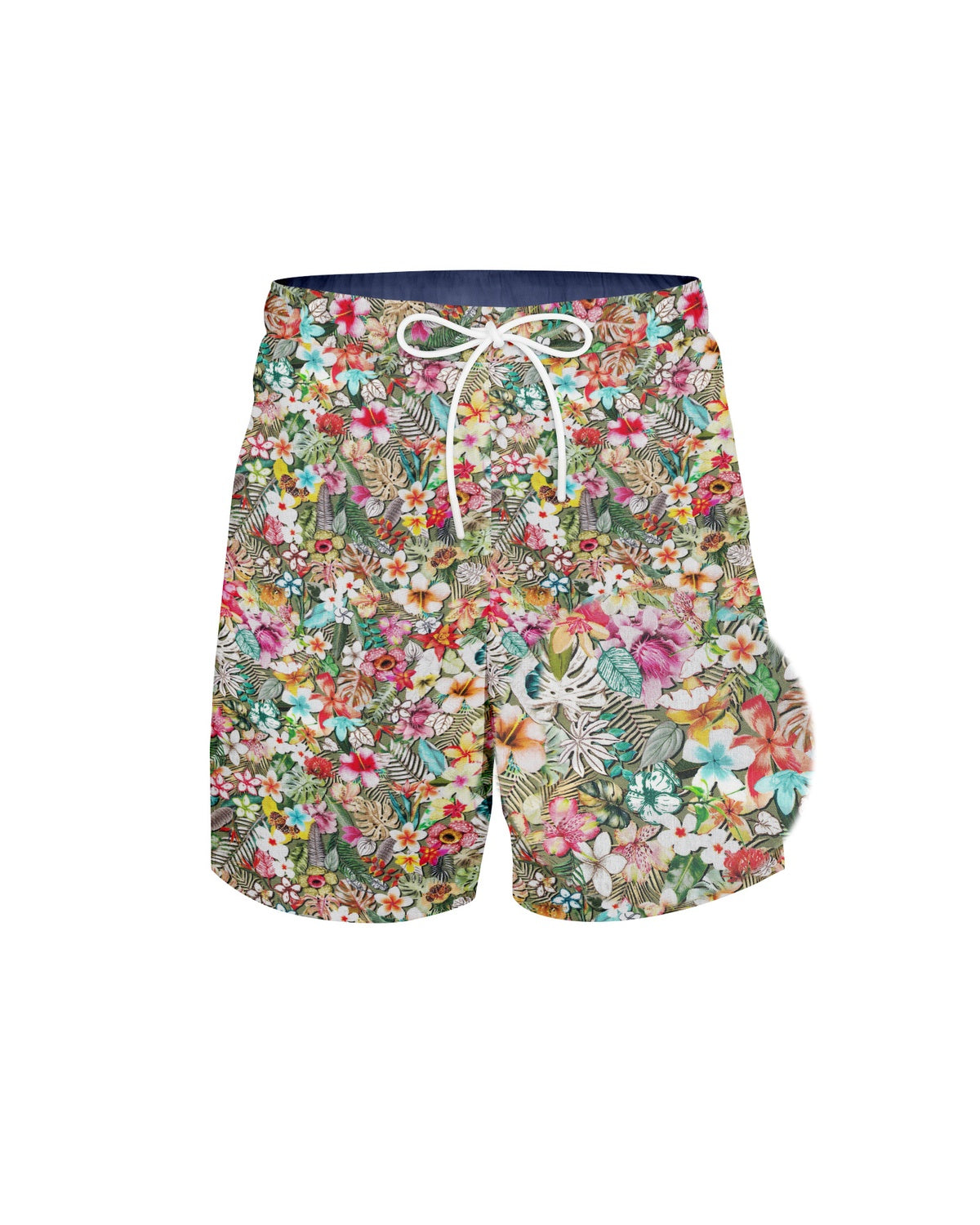 Hawaiian shorts with colorful floral print (Art. 2624-SH)