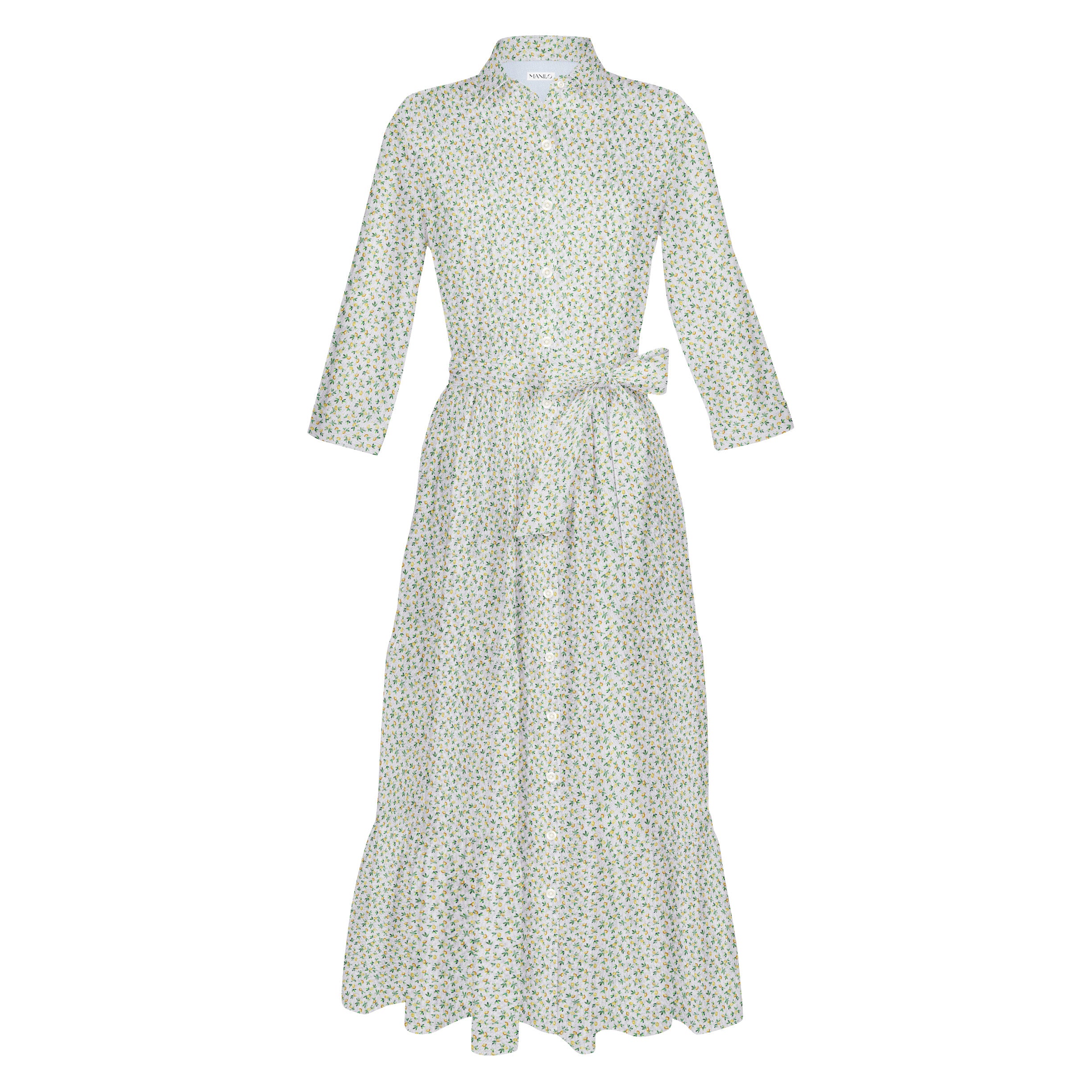 Robe d'été JADE avec imprimé citron (art. 2136D-J)