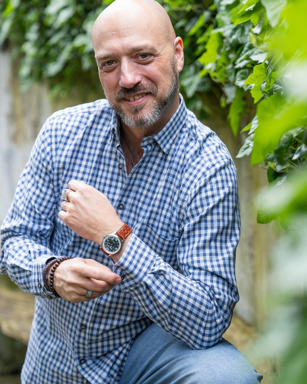 Chemise Flanel avec des styles de bleu clair (Art. 2367-C)